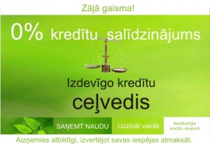 salīdzīni izdevīgākos kredītus!